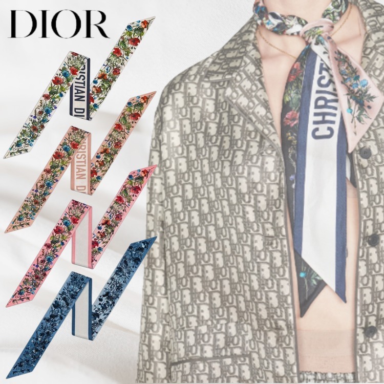 限定半額 すぐ届く!【Dior】D-MILLEFIORI ミッツァ スカーフ シルクツイル - www.gorgas.gob.pa