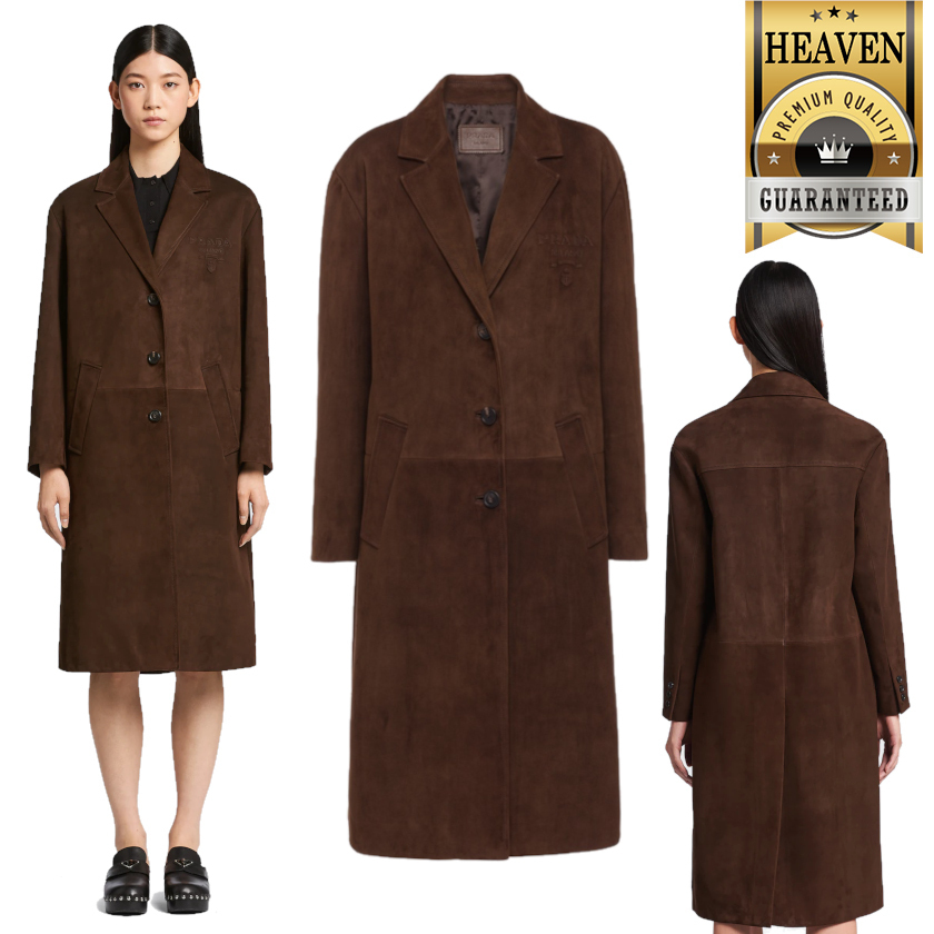 累積売上第１位【PRADA★プラダ】スエードコート