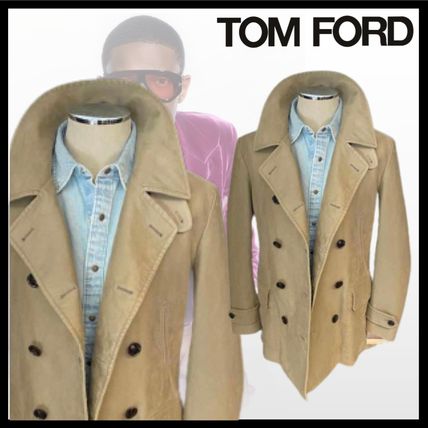 2022新作 Pre Autumn TOM FORD・トムフォード ピーコート・ネービー