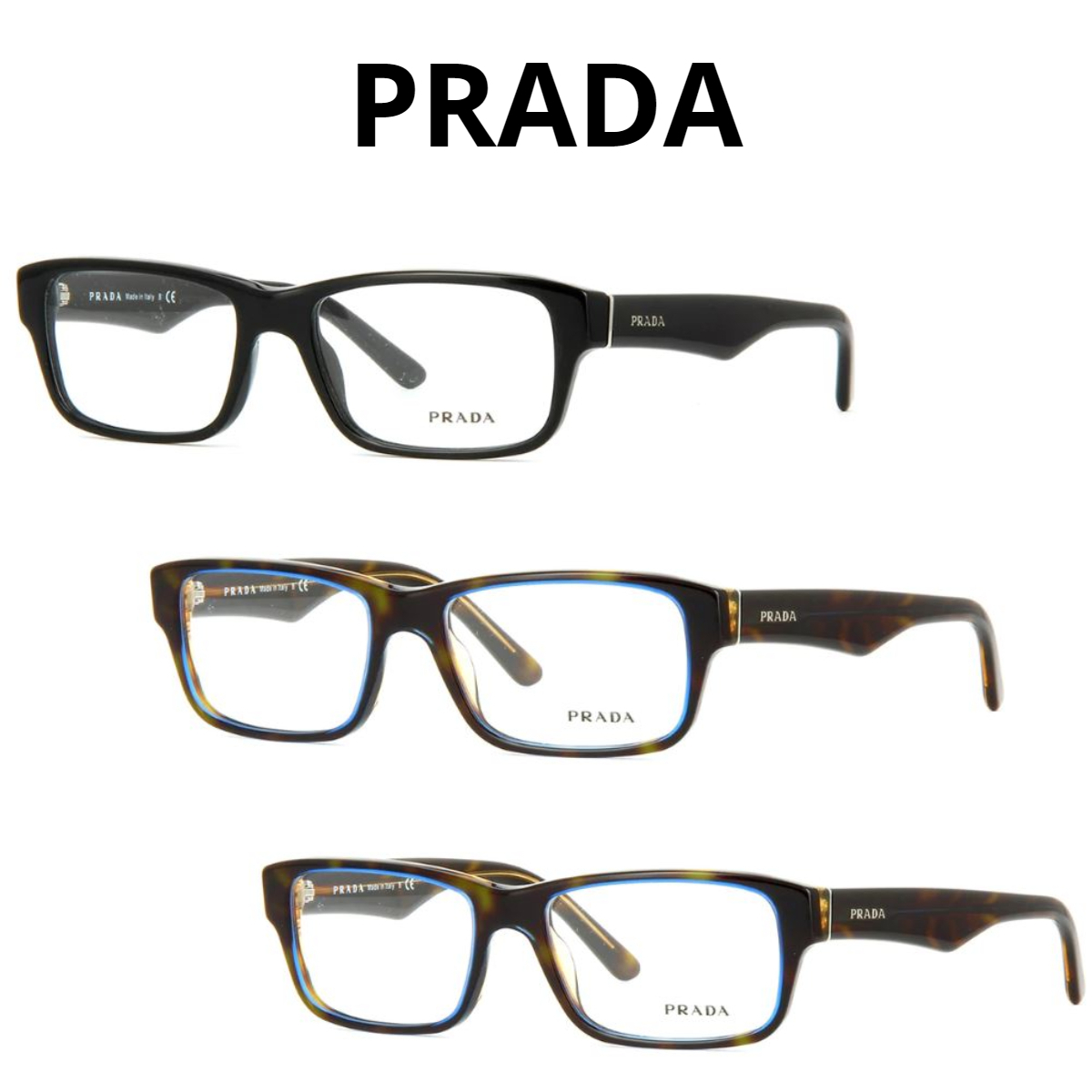 関税・送料込み＊PRADA プラダ＊PR16MV スクエア メガネ