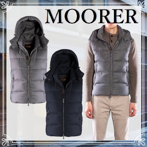 売れ筋介護用品も! ☆MooRER☆ムーレー FIRE-L ダウンベスト☆直営店