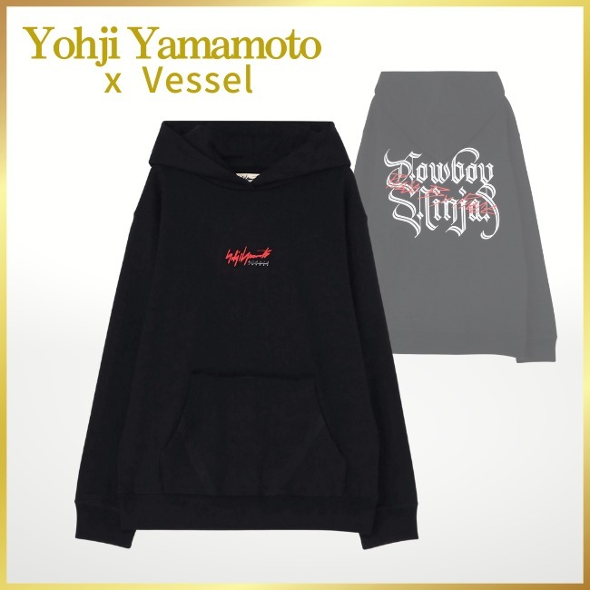 [ YohjiYamamoto x Vessel★コラボ] シグネチャーロゴフーディー