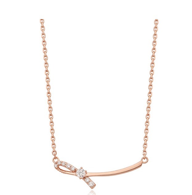 [STONE HENgE] 韓国☆925Silver ☆シルバーリボン Necklace