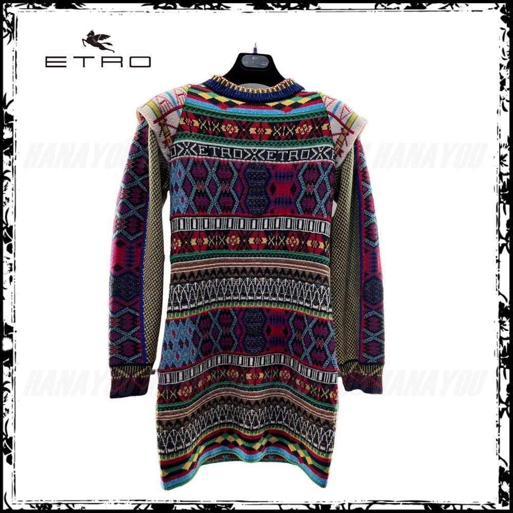 ETRO】総柄 ロゴ入り ワンピース Woman's Dress - bpconstructores.com