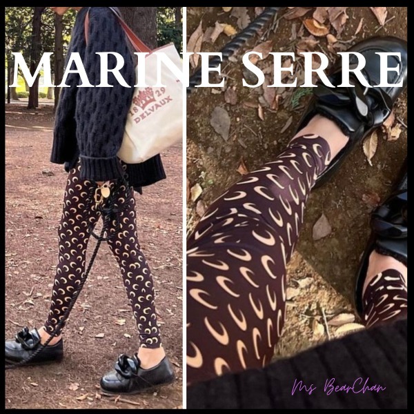 MARINE SERRE Marine Serre マリーン セル レギンス all over