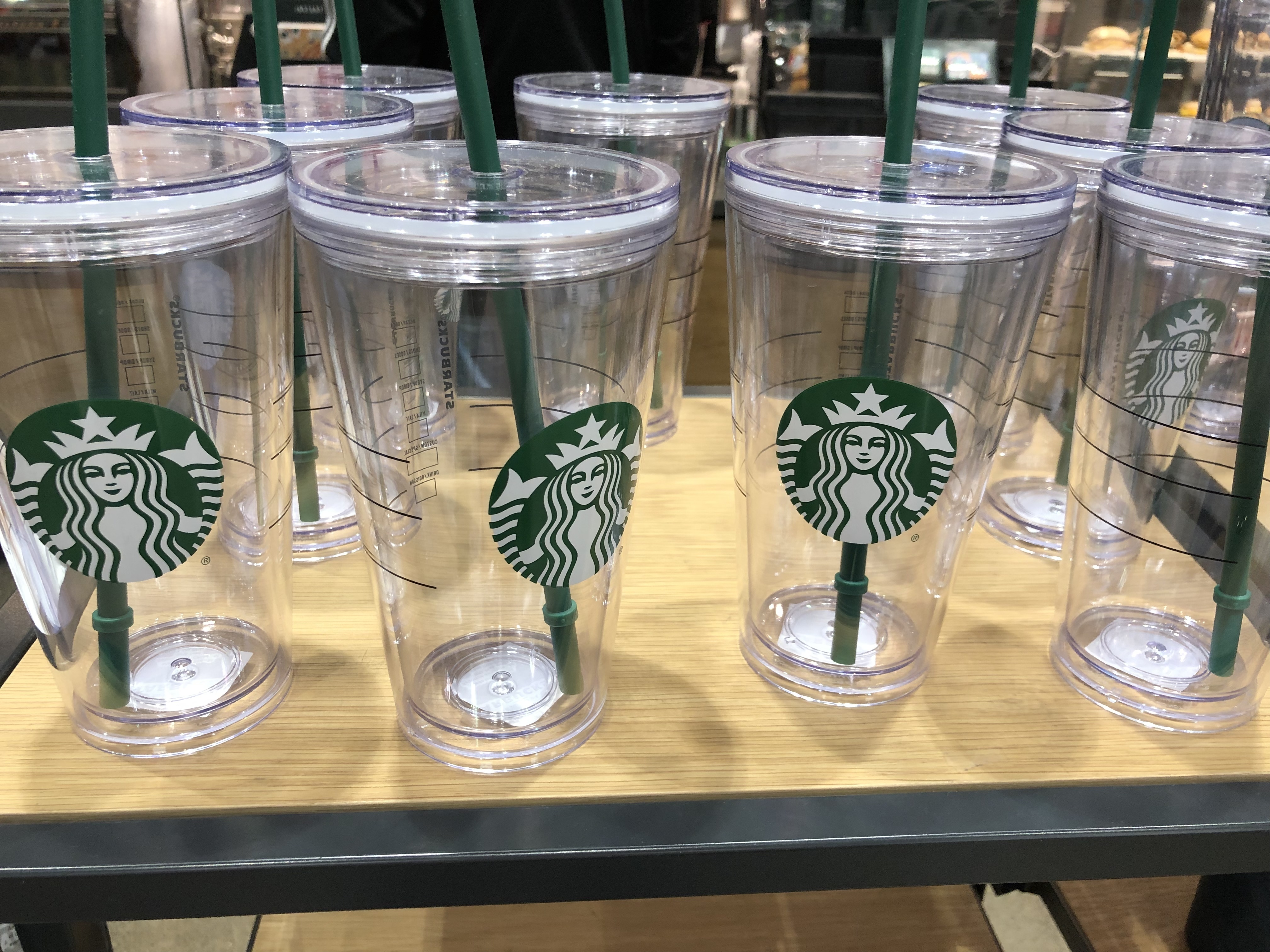 北米【Starbucks 】クリアタンブラー473ml