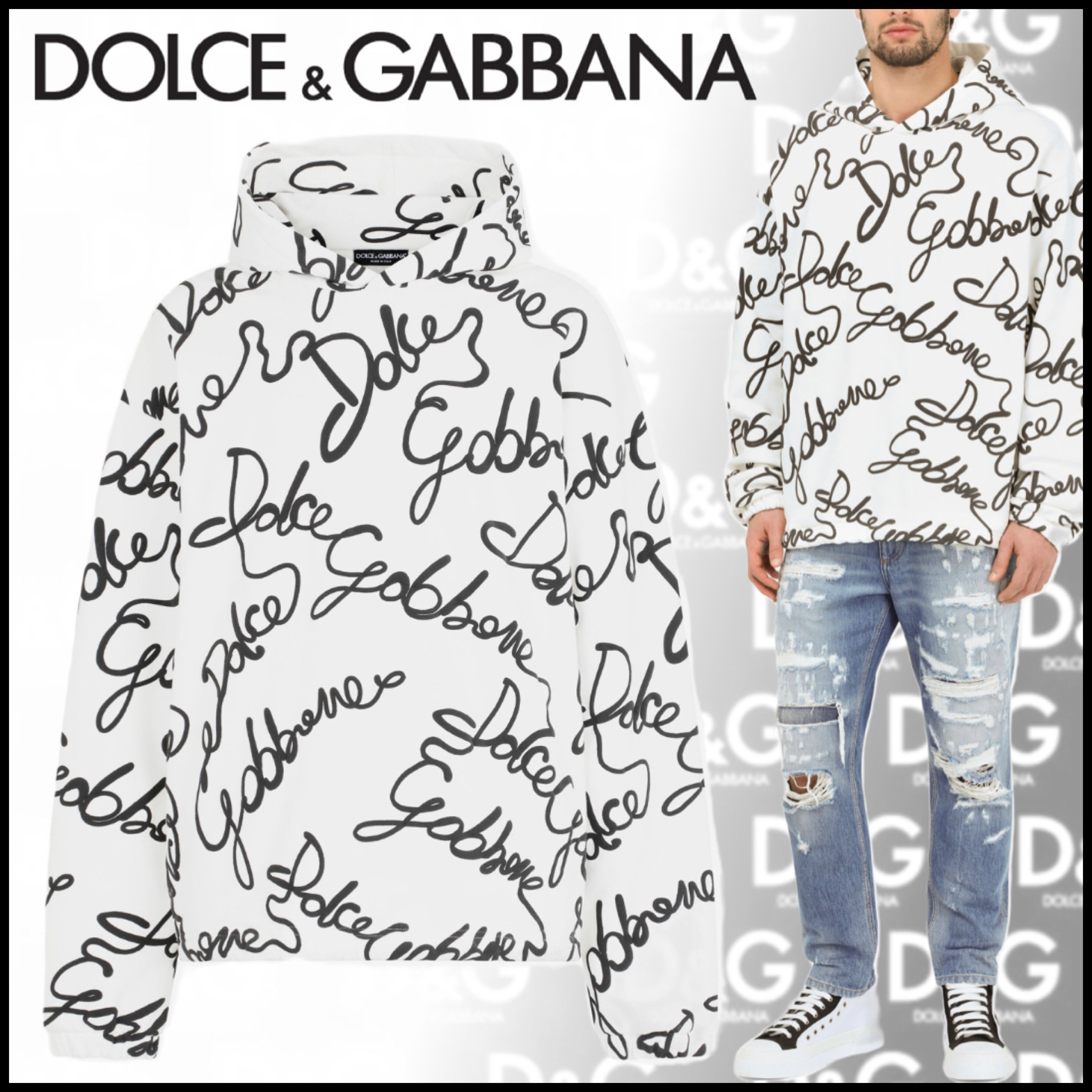 セール 登場から人気沸騰 ◇DOLCE&GABBANA◇3Dプリント コットン