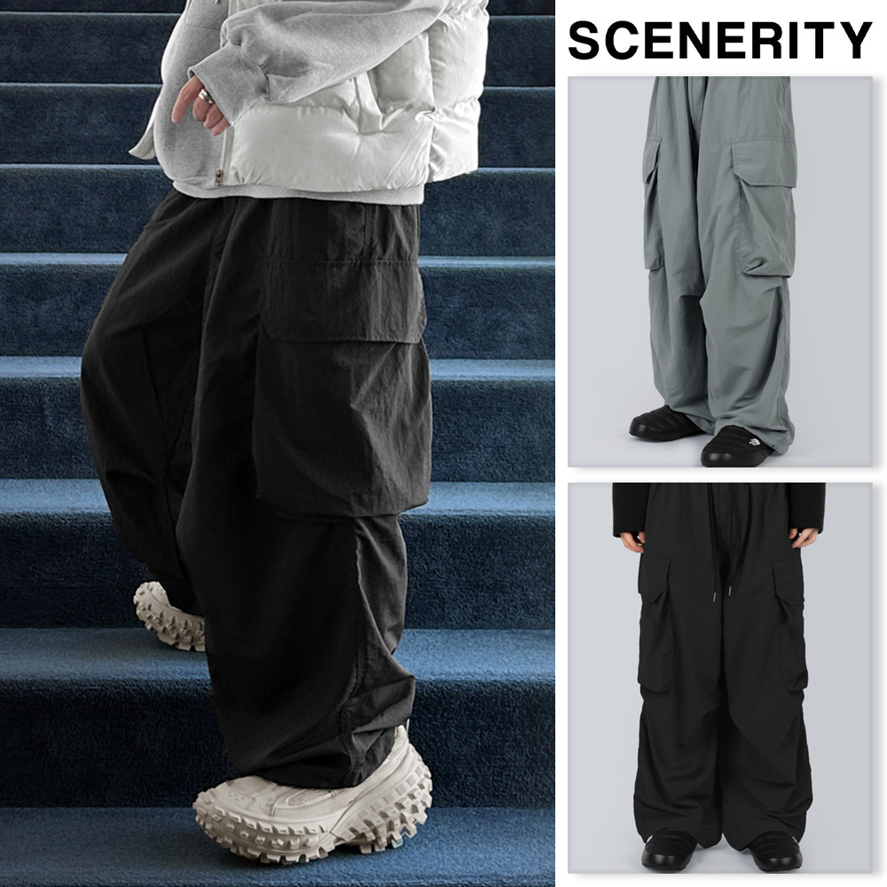【SCENERITY】Tassel Cargo Pants