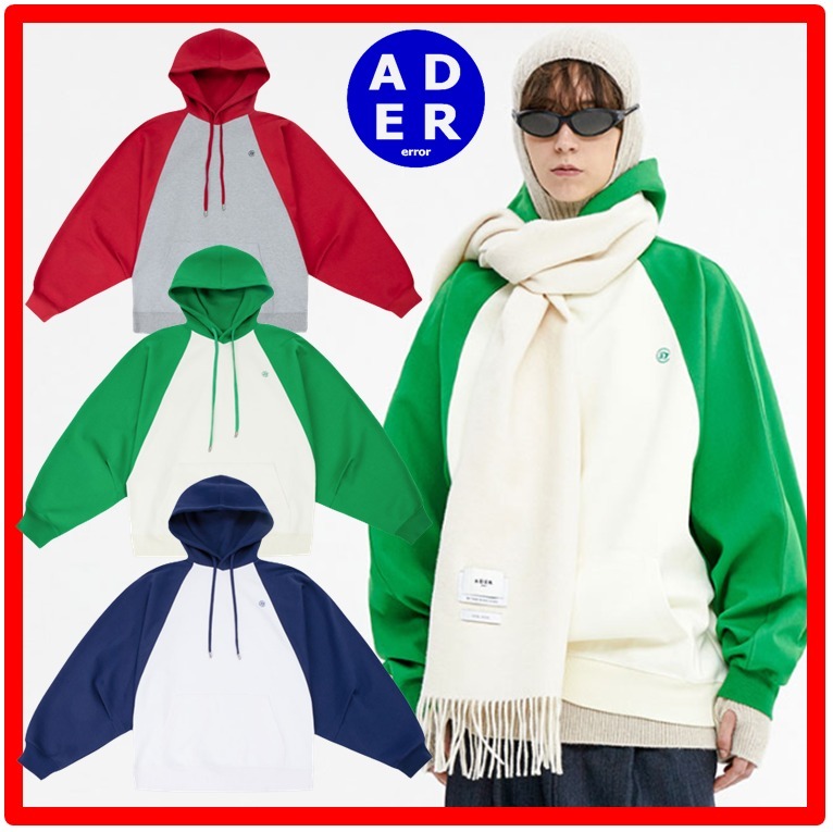★韓国の人気★【ADERERROR】★Aglan hoodi.e★パーカー★