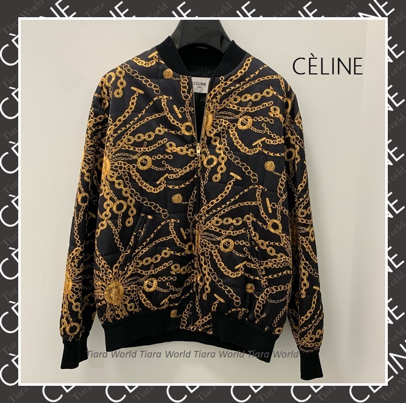 希少■CELINE CASAQUE スカーフプリント ジャケット ブルゾン