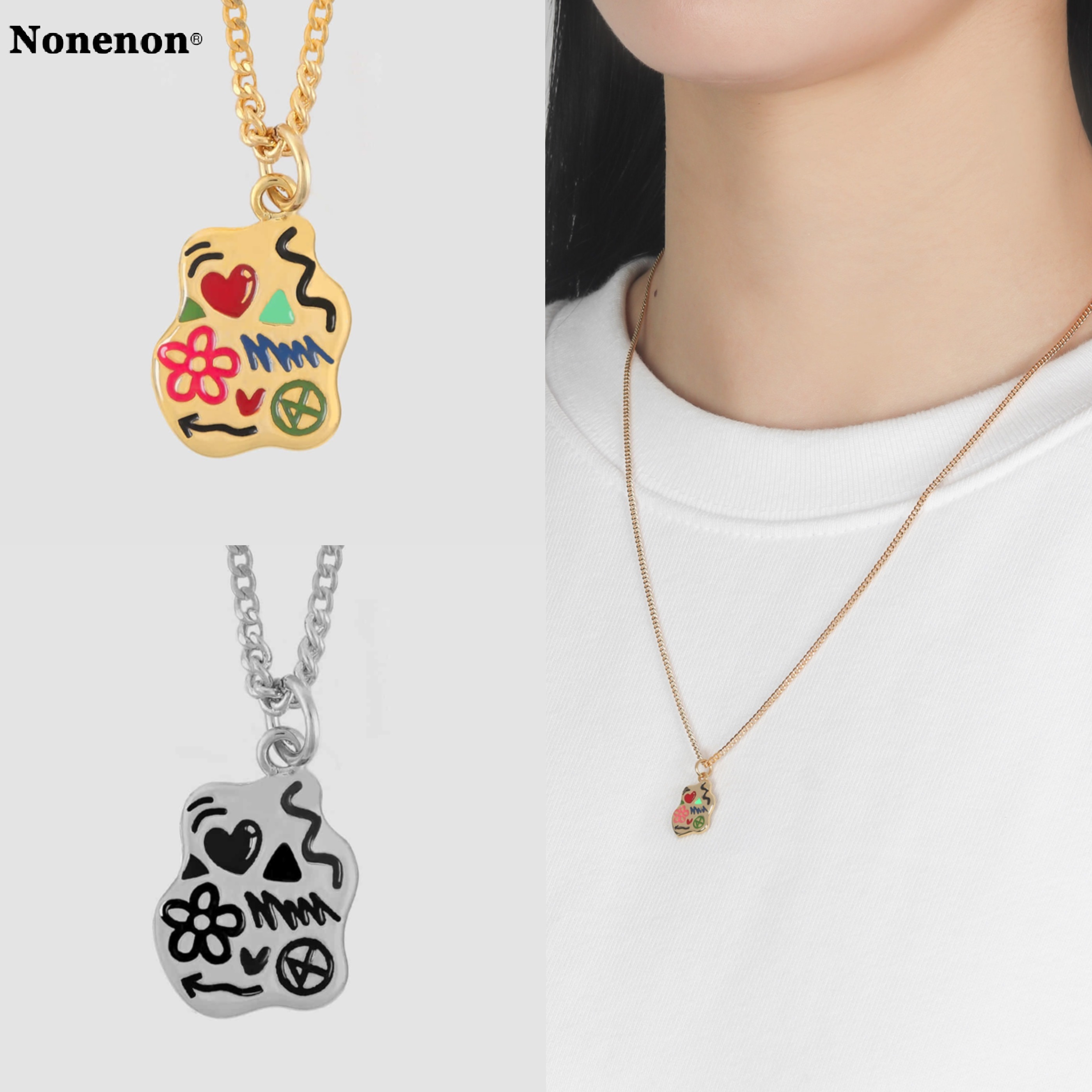 プレーオーダー [NONENON] MINI DOODLE NEC SILVER925