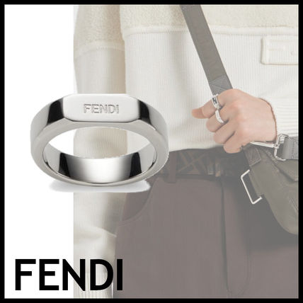 シルバー(銀色)系 FENDI x 指輪・リング(メンズ) - 海外通販のBUYMA