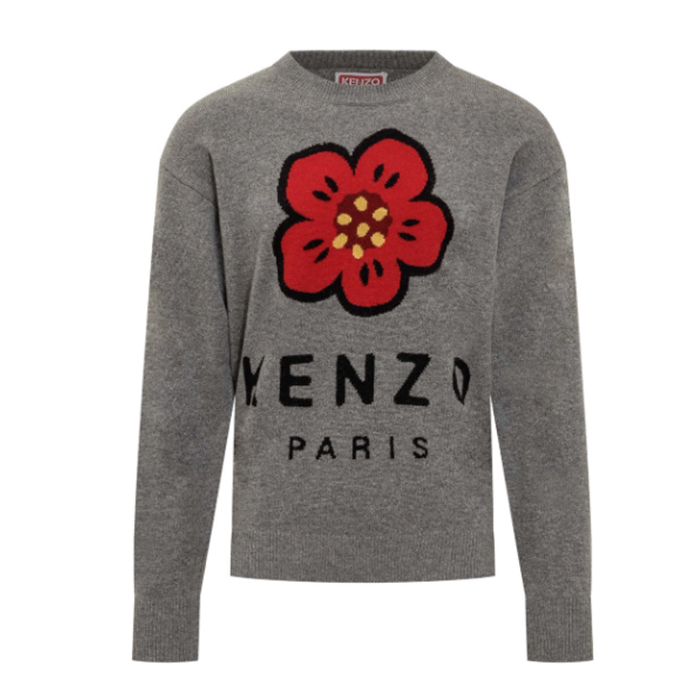 ポイント2倍 正規品 ケンゾー KENZO メリノ ウール ジャカード
