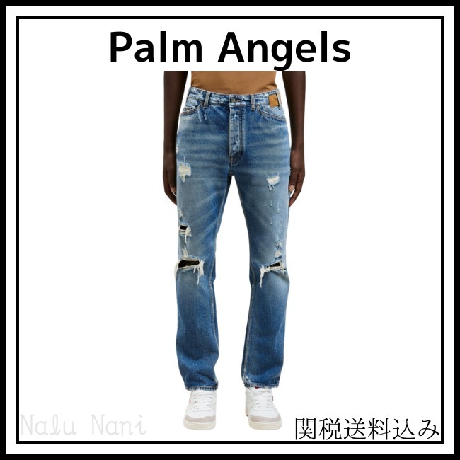 のぼり「リサイクル」 【入手困難】PALM ANGELS ブルー ロゴパッチ