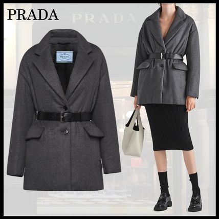 カシミヤ PRADA x コート(レディース) - 海外通販のBUYMA