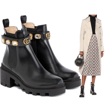 ビジュー GUCCI(グッチ) ブーツ(レディース) - 海外通販のBUYMA