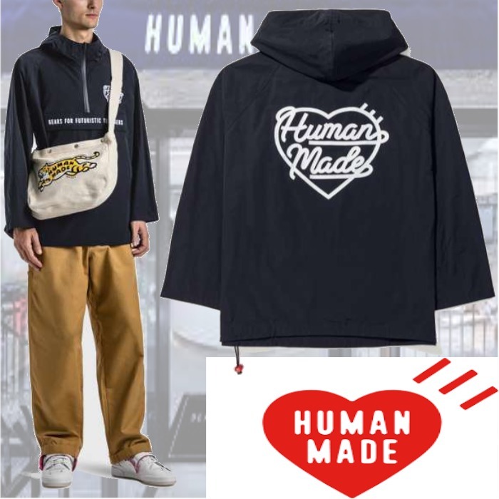 HUMAN MADE】 ハーフジップ アノラック - www.centralgovernmentnews.com