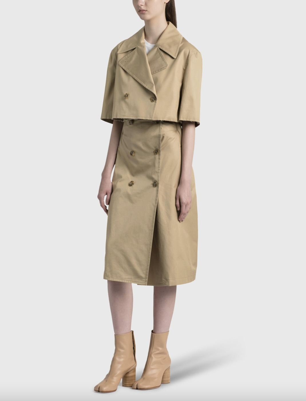 MAISON MARGIELA トレンチコート スカート 純正割引 www.m