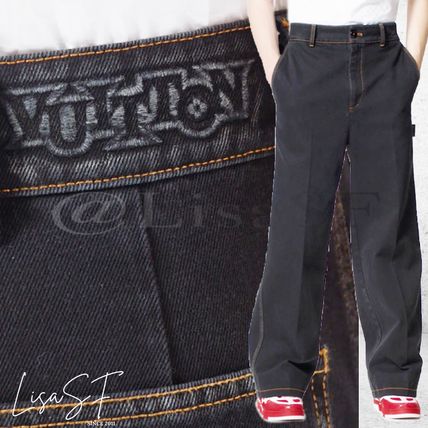 ブラック(黒)系 Louis Vuitton x デニム・ジーパン(メンズ) - 海外