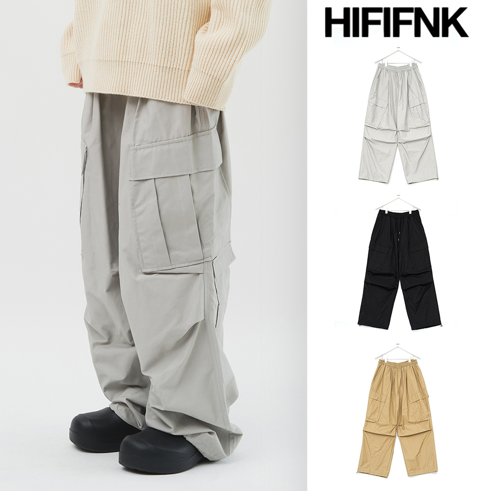 【HI FI FNK】Diagonal Cargo Pants