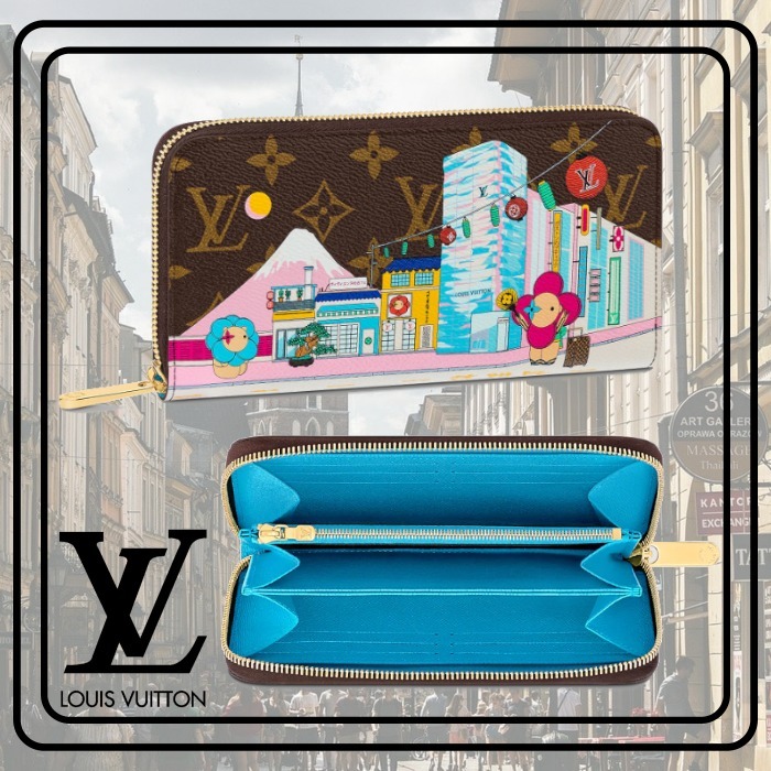 Louis Vuitton MONOGRAM 2022-23FW Monogram Leather Logo Long Wallets (M81630) Louis Vuitton MONOGRAM 2022-23FW Monogram Leather Logo Long Wallets (M81630)