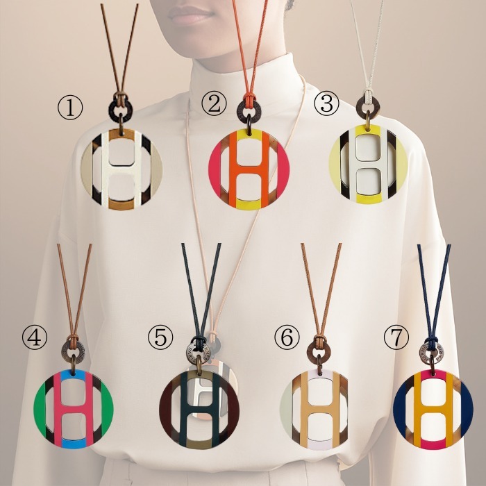 【国内完売続出】HERMES H Equipe ペンダント 全7色