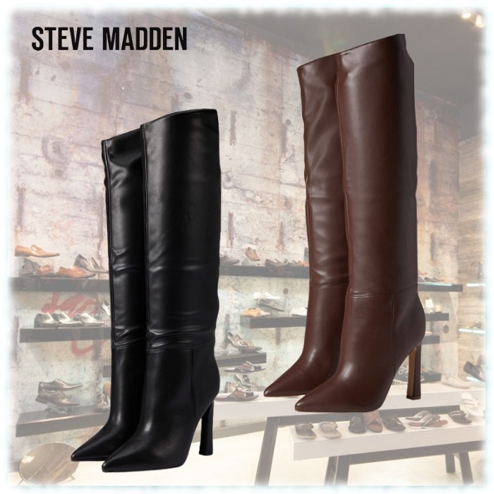 限定セール!Steve Madden シンプル ロング ブーツ