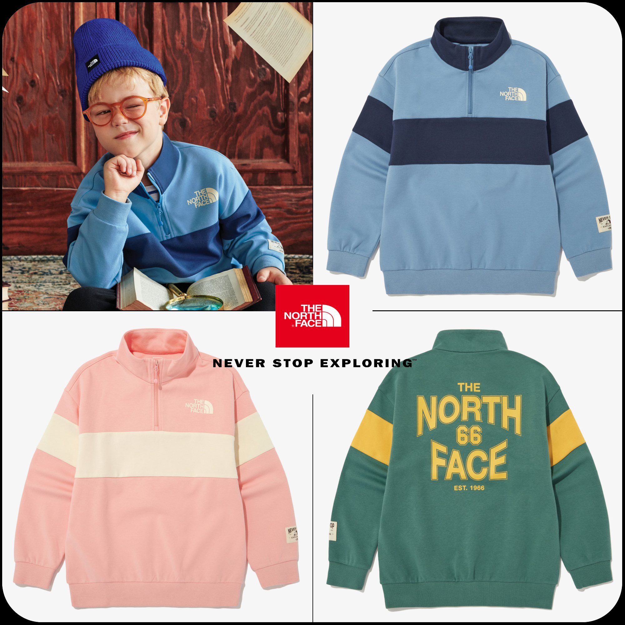 [THE NORTH FACE] K'S GO ACTIVE SWEATSHIRTS ☆大人気☆ THE NORTH FACE K´S GO ACTIVE SWEATSHIRTS ノースフェイス 長袖