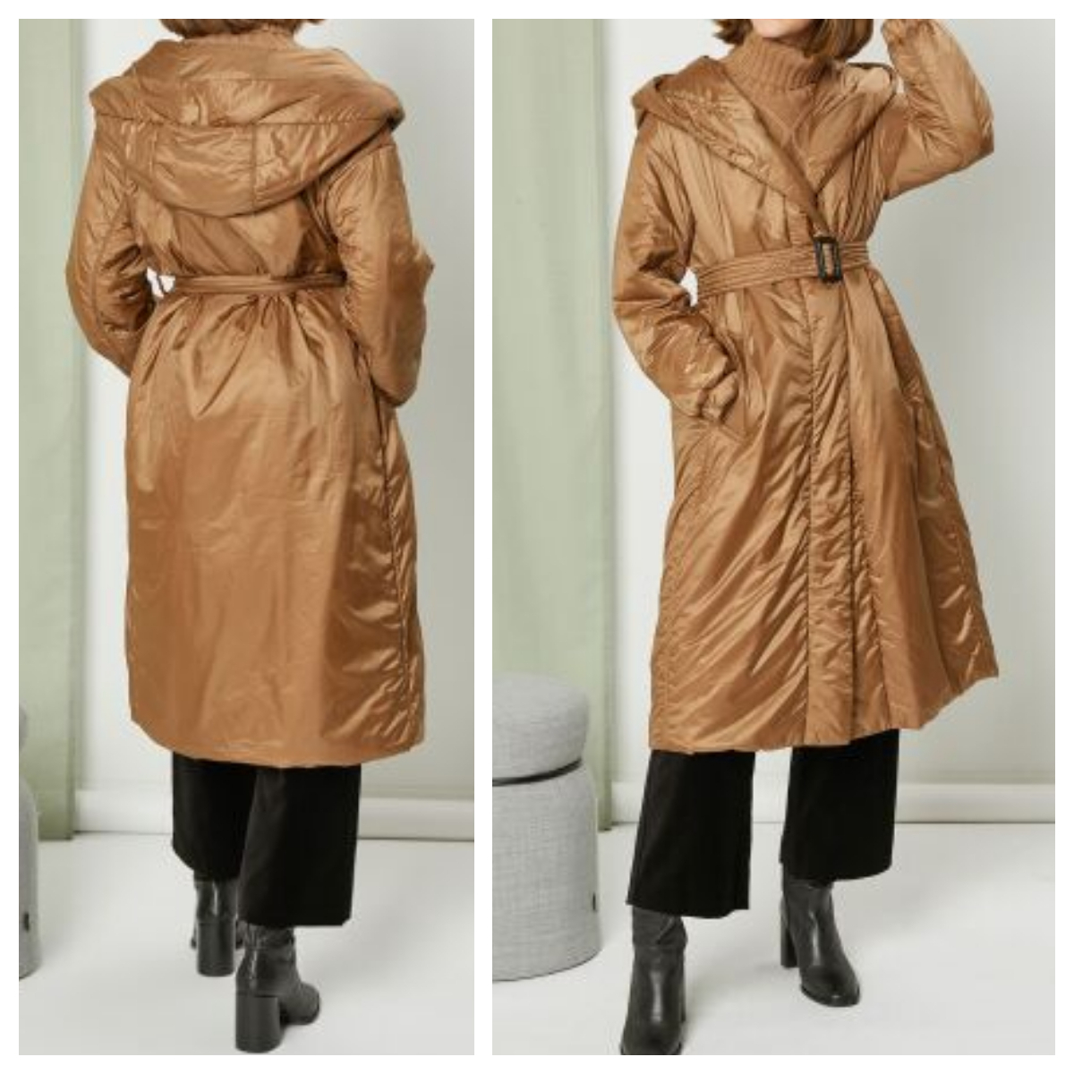 フード付きミディアムコート greendi ☆ S MAX MARA
