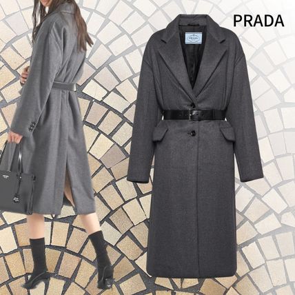 カシミヤ PRADA x コート(レディース) - 海外通販のBUYMA