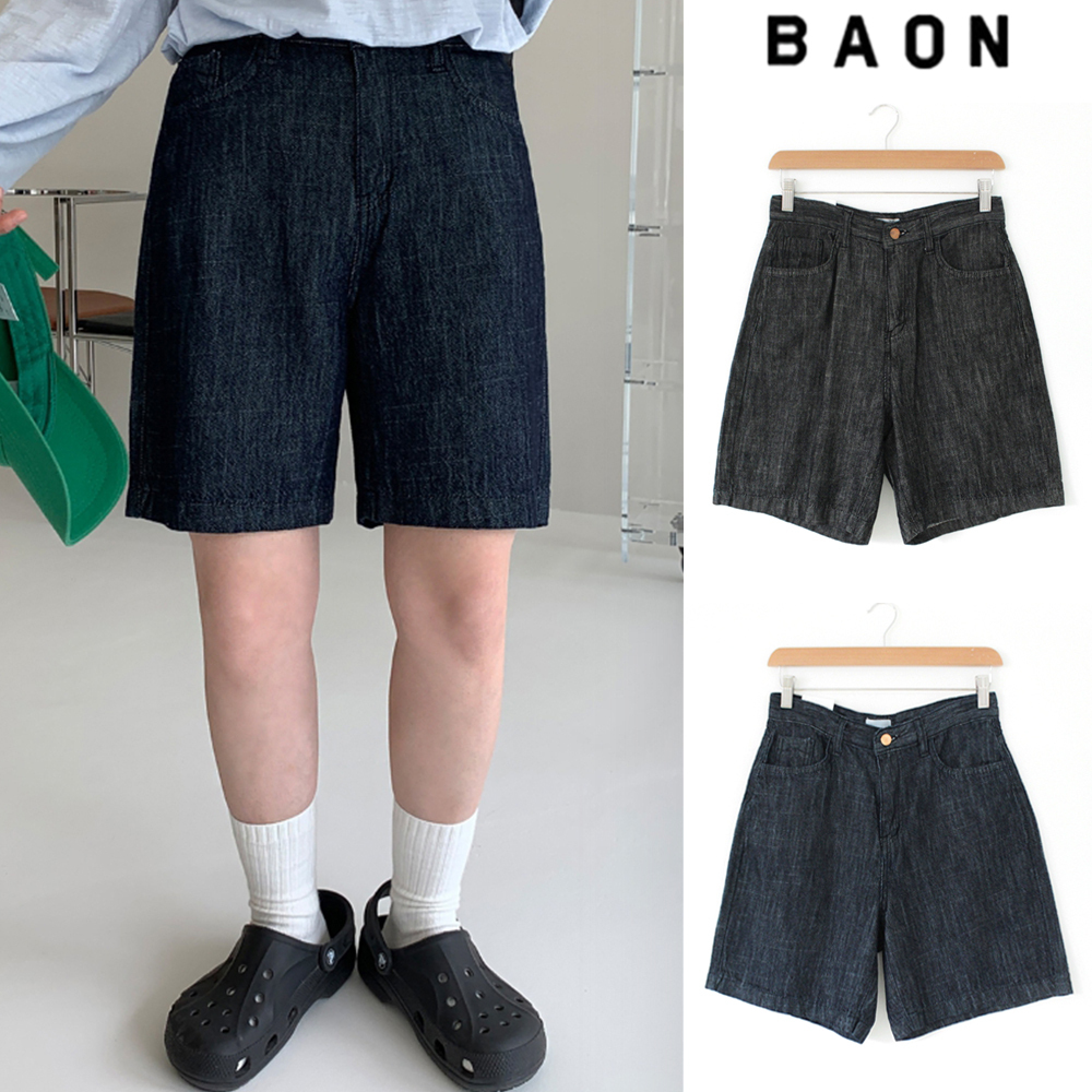 【BAON】Cochatine Denim Short Pants