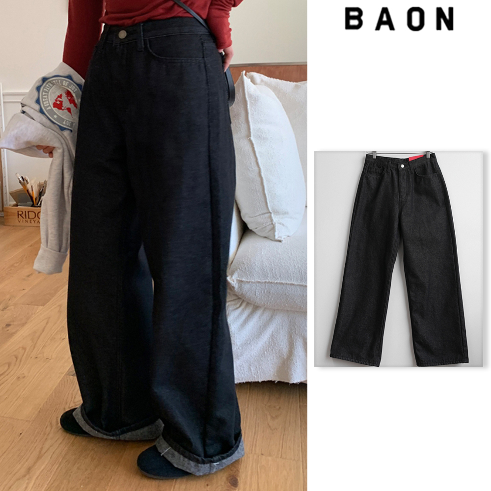 【BAON】Hisumo brushed denim pants