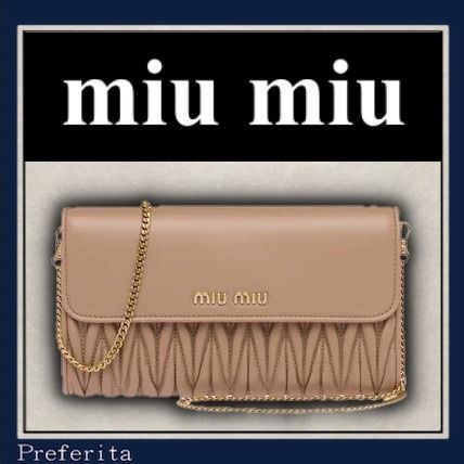チェーンウォレット MiuMiu(ミュウミュウ) レディース - 海外通販のBUYMA
