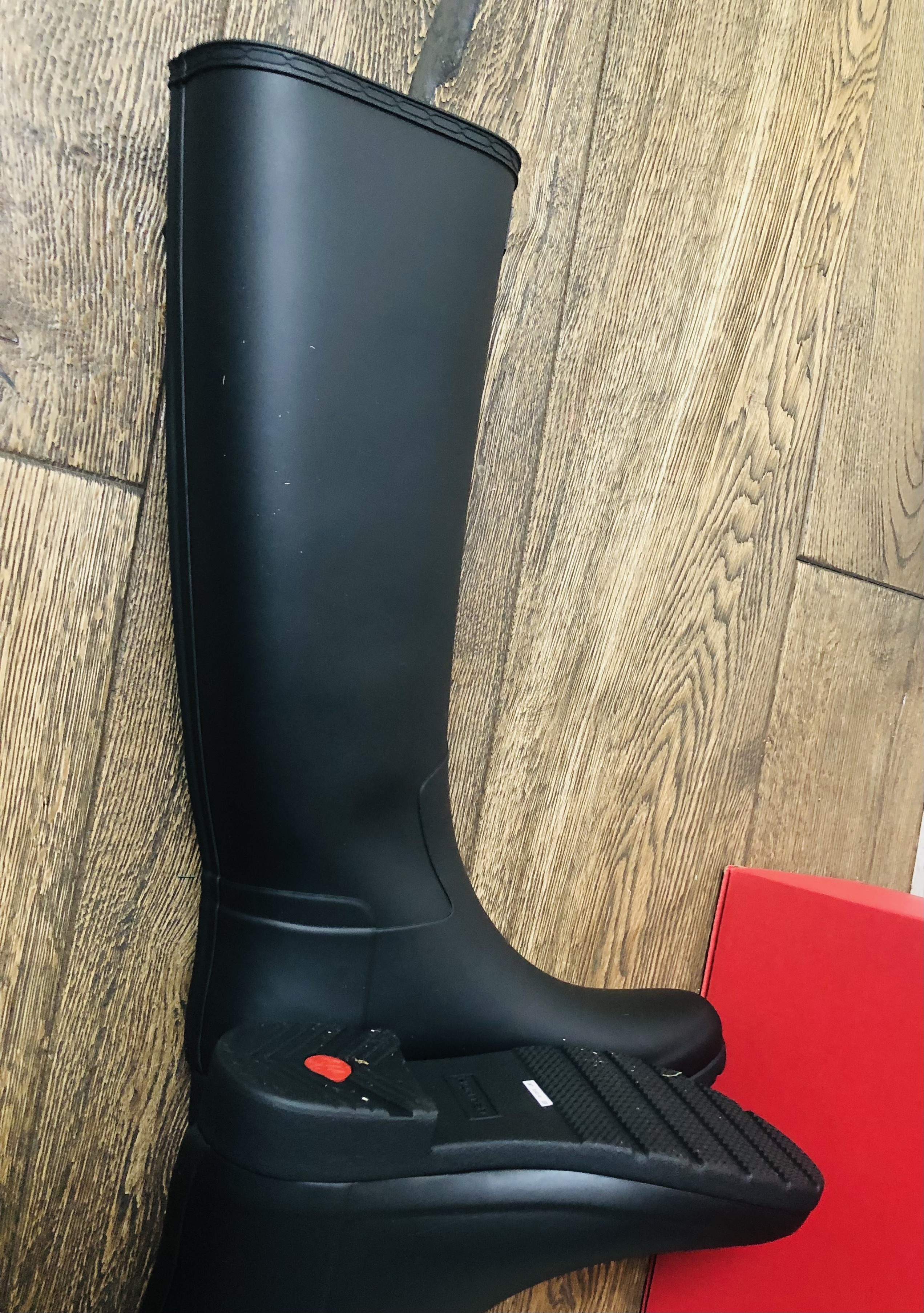 SALE《HUNTER》リファインド トール ブーツ ブラック