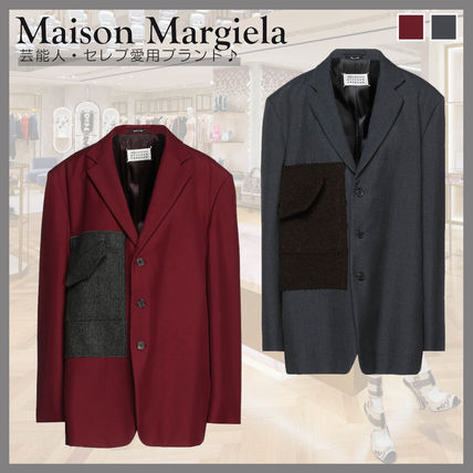 Maison Margiela More Jackets Wool Elegant Style Jackets