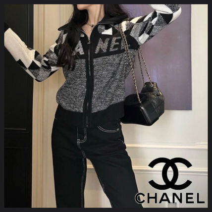 ブラック(黒)系 CHANEL(シャネル) ニット・セーター(レディース ...