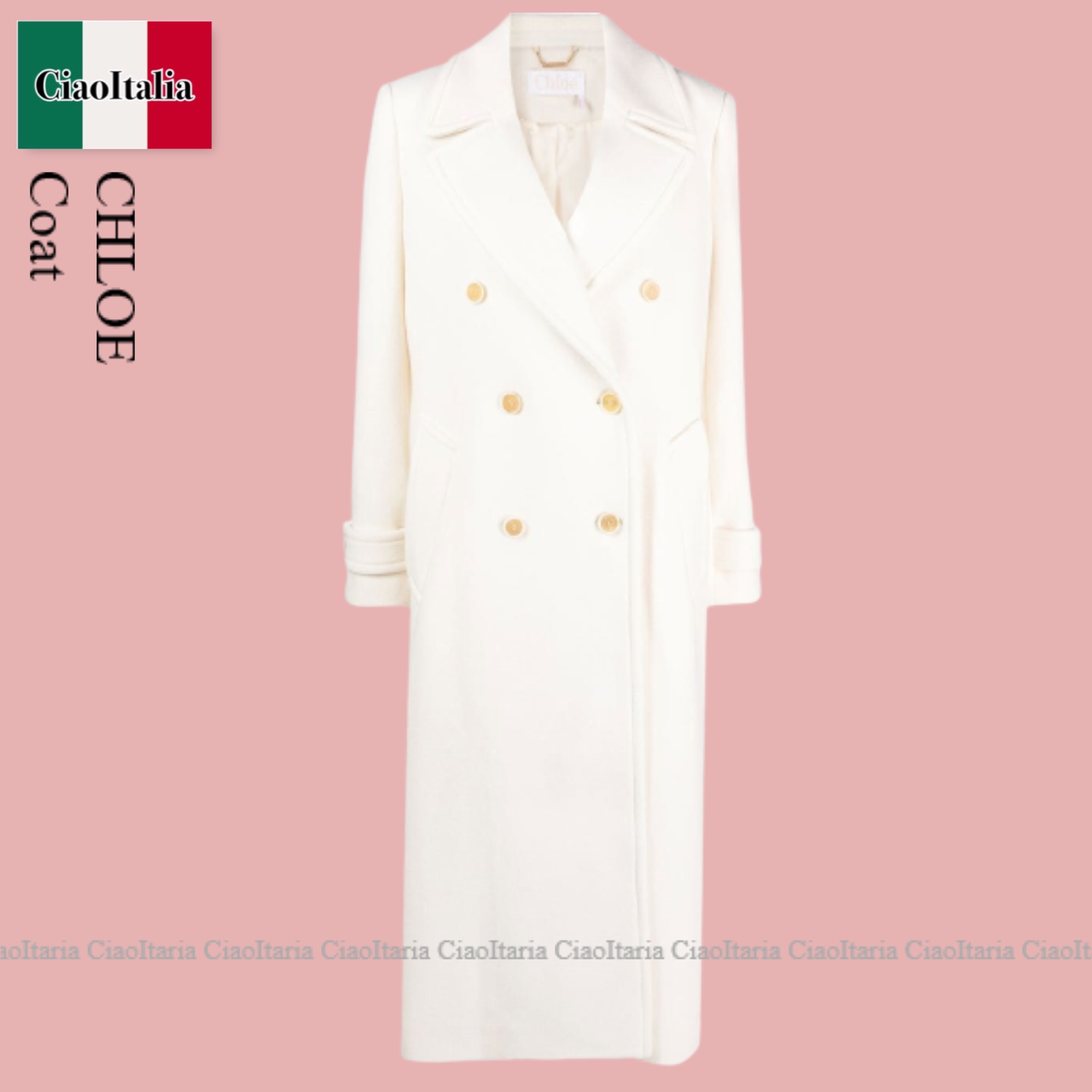 一番人気物 レア Chloe クロエ 15AW ブランケットコート/オーバー