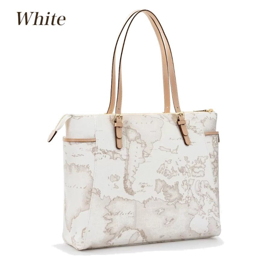☆Prima Classe☆Geoマップ柄 A4トートバッグ【イタリア買付