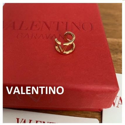 VALENTINO☆Vロゴ メタル シングルイヤーカフ