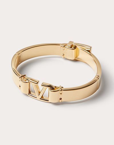 未使用】VALENTINO Vロゴ シグネチャー メタル バングル ...