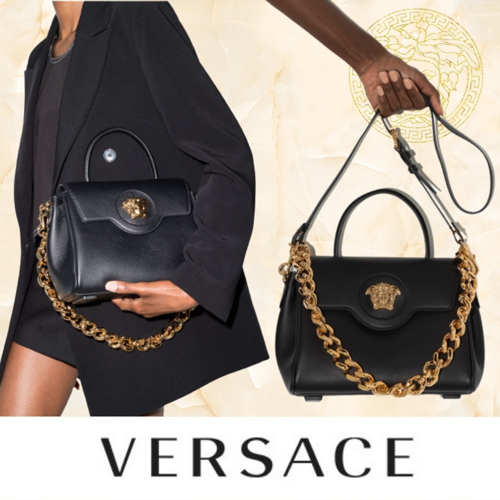 VERSACE メデューサ 3WAY レザー ミニハンド ショルダー バッグ