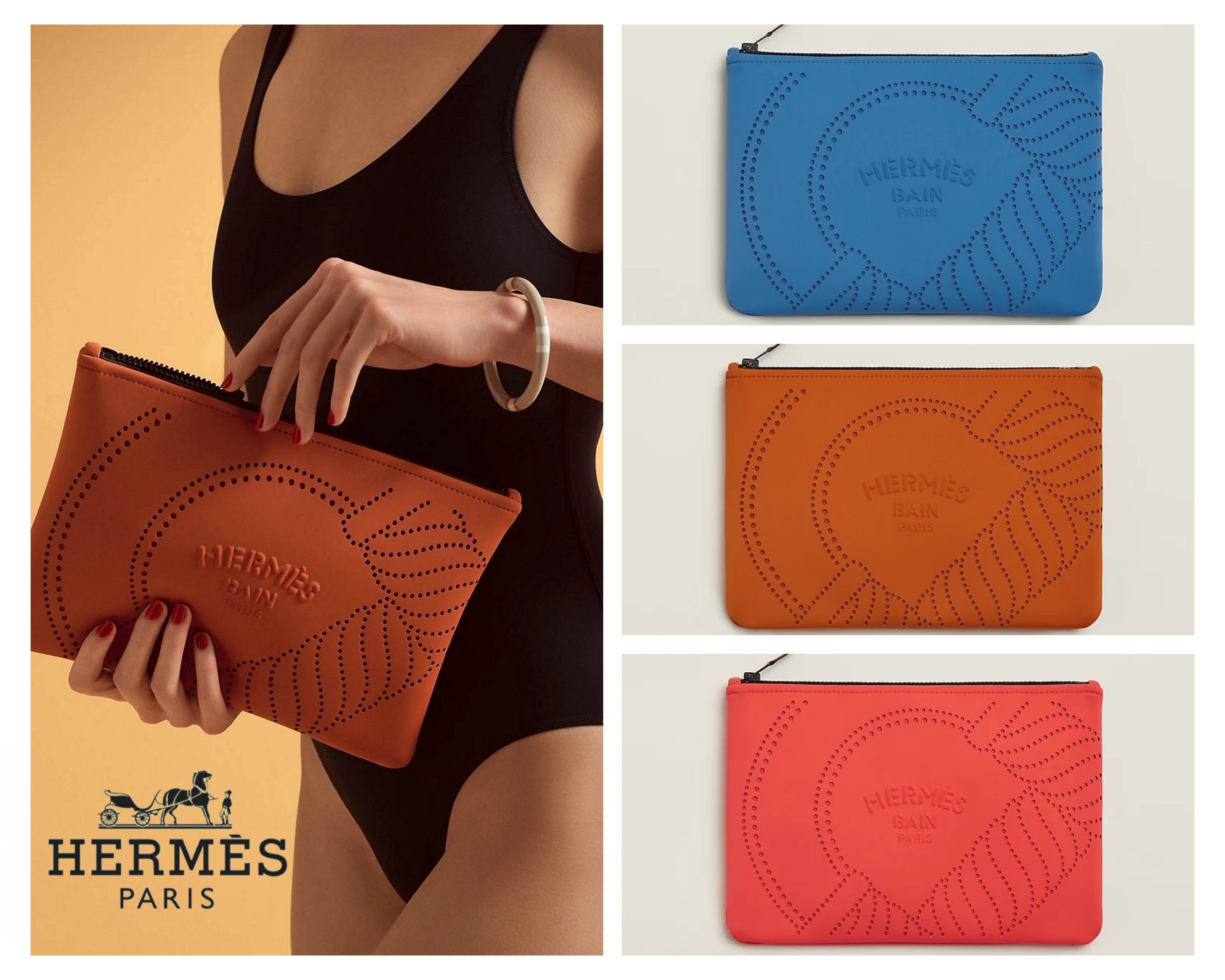 HERMES】ポーチ ネオバン・カノエH MMサイズ-