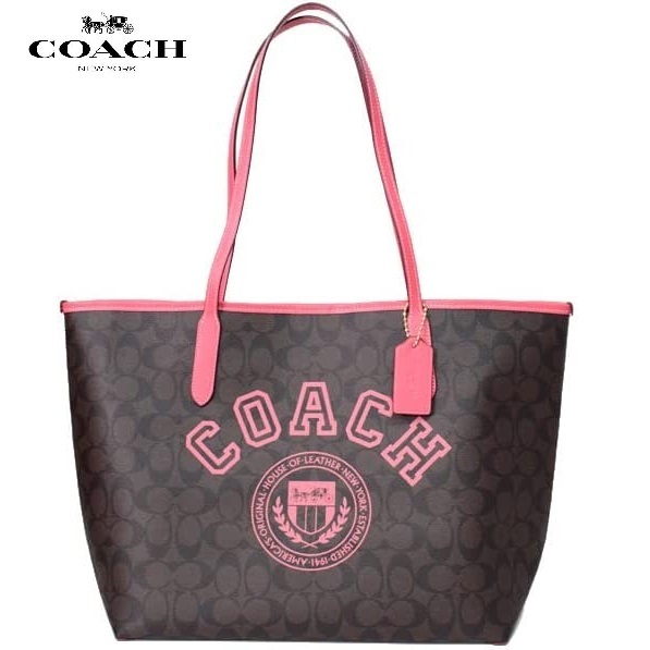 COACH コーチ シグネチャー トートバッグ キャンバス ギフト有
