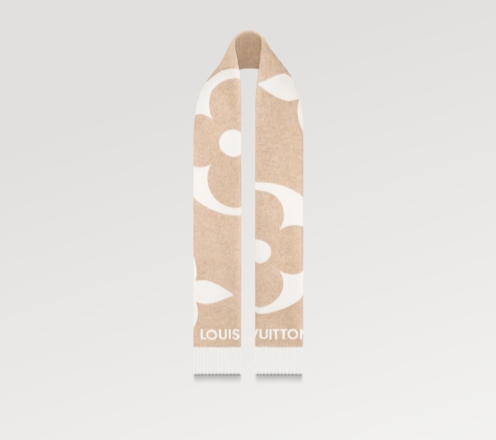 Louis Vuitton 上品な ☆スカーフ☆ モノグラム カシミヤ シルク - www