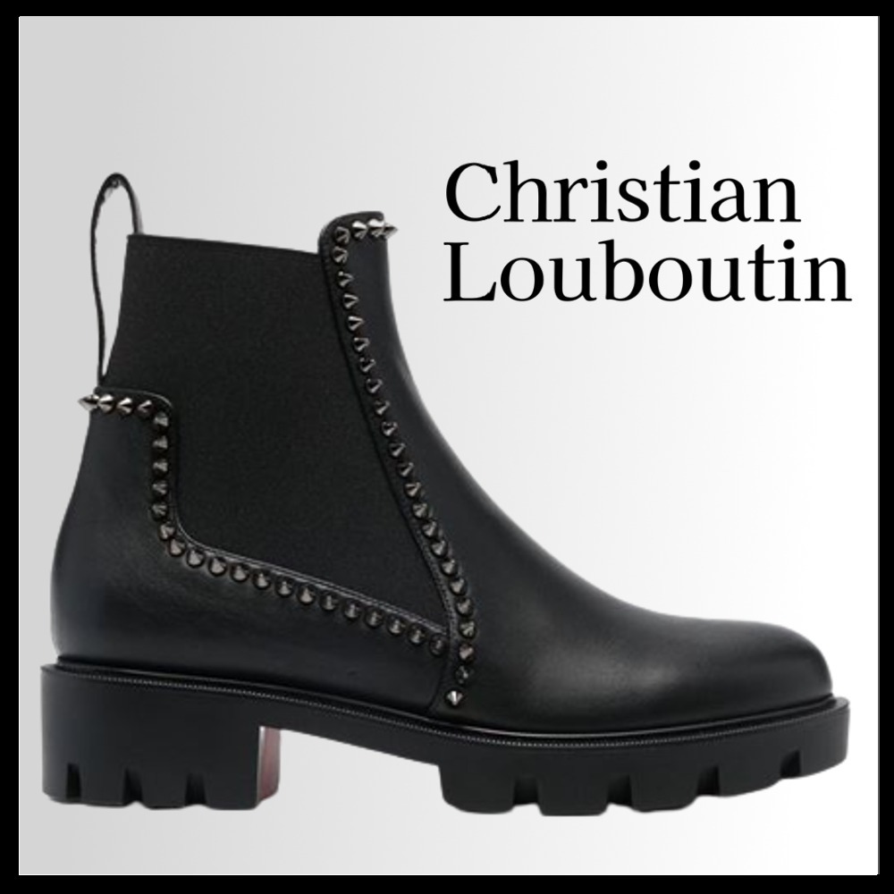 高速配送 Chistian Louboutin Louboutin スダッズ インヒールブーツ 36