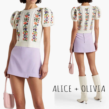 【Alice+Olivia】アリスアンドオリビア CARTER ミニスカート Alice+Olivia(アリスオリビア) ミニスカート(レディース) - 海外