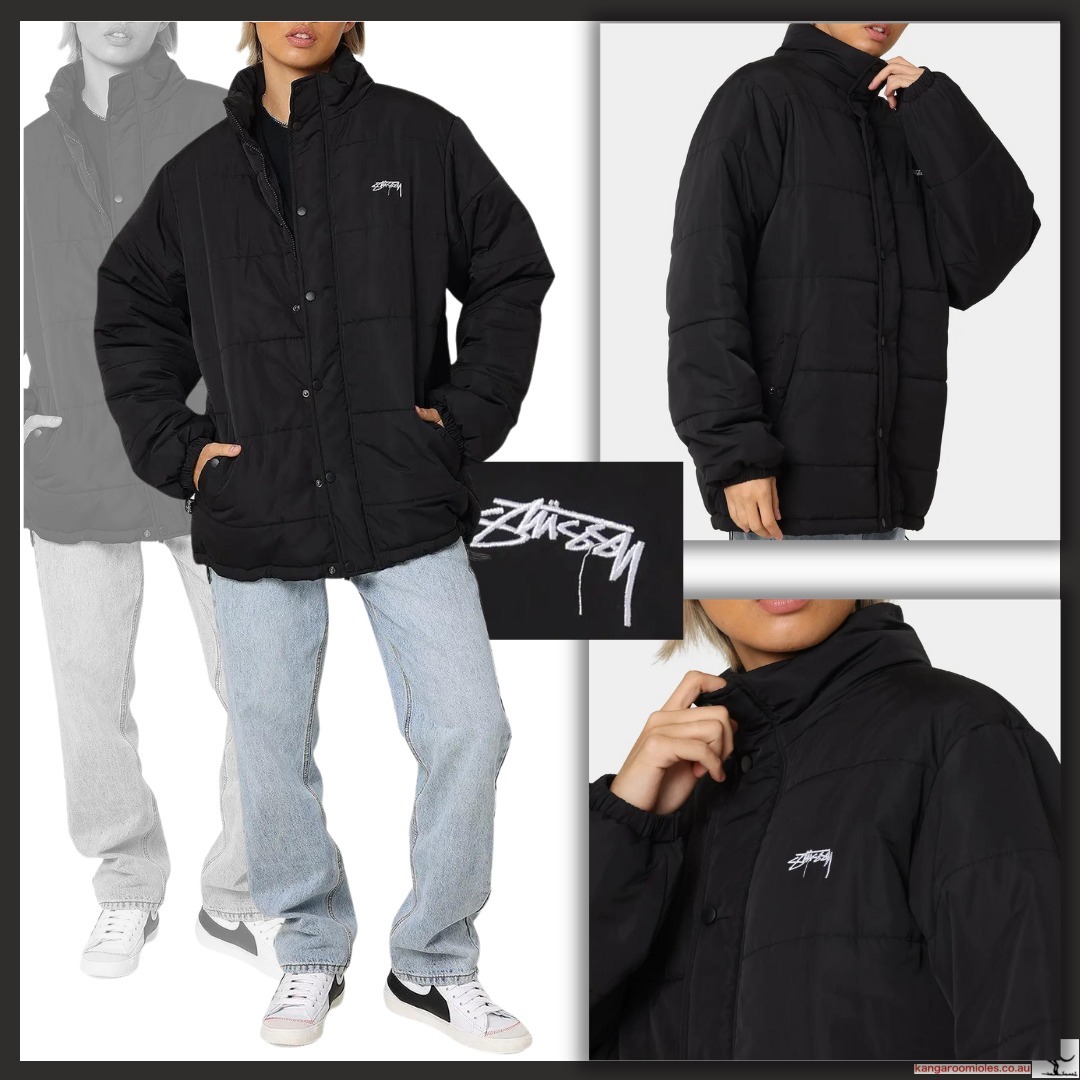 【STUSSY】キルティングパッファージャケット/ユニセックス