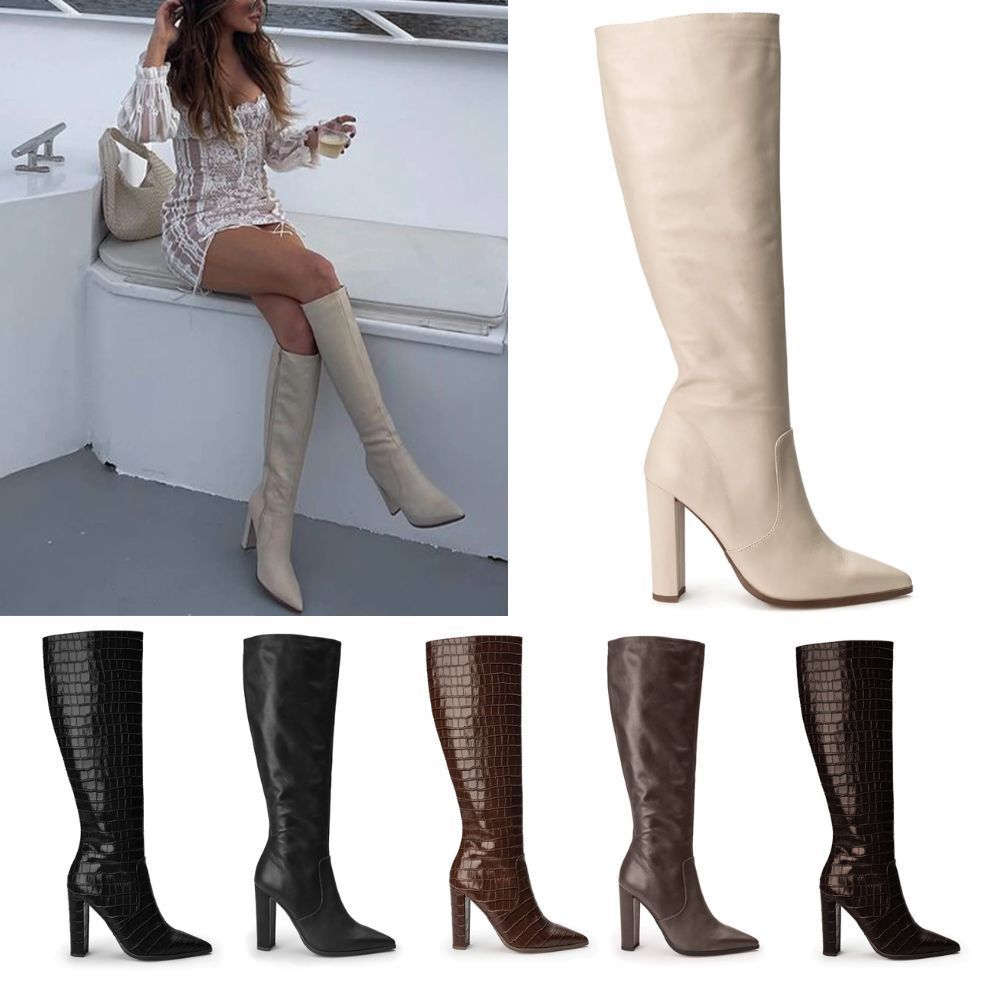 【Tony Bianco】Lucille/ニーハイブーツ/ブロックヒール/10.3cm