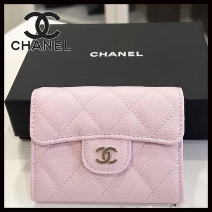 ピンク系 CHANEL(シャネル) 折りたたみ財布(レディース) - 海外通販のBUYMA