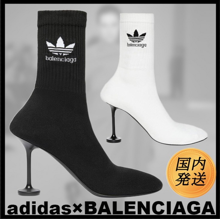 限定♪【国内発送★adidas×BALENCIAGA】SOCK 90MM ブーティ